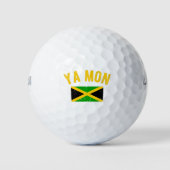 Ya Mon Jamaica Slang Funny Jamaican Phrase Golfballen (Voorkant)