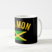 Ya Mon Jamaica Slang Funny Jamaican Phrase Koffiemok (Voorkant rechts)