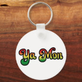 Ya Mon Jamaica Slang Funny Jamaican Phrase T-Shirt Sleutelhanger (Voorkant)