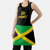 Ya Mon Jamaicaanse patois en vlag Schort (Insitu)
