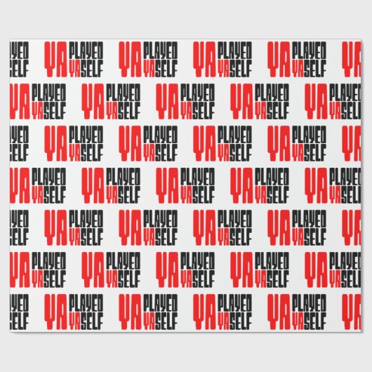 Ya Played Yaself Cadeaupapier (Vlak)