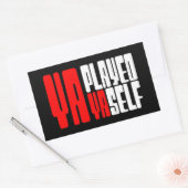 Ya Played Yaself Rechthoekige Sticker (Envelop)