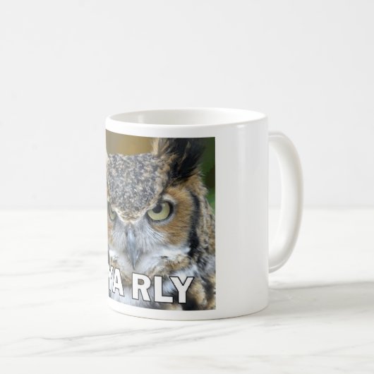 Ya rly koffiemok (Voorkant rechts)