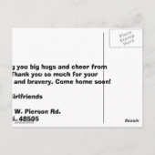 Ya-Ya Girlfirends Briefkaart (Achterkant)