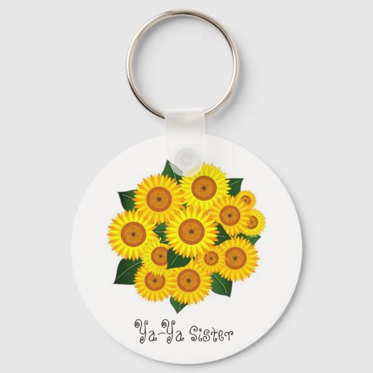 Ya-Ya Sunflower Sleutelhanger (Voorkant)