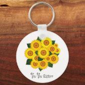 Ya-Ya Sunflower Sleutelhanger (Voorkant)