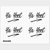 Ya Yeet Rechthoekige Sticker (Vel)
