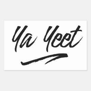Ya Yeet Rechthoekige Sticker