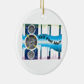 Ya zal me de Equalizer-golven voelen Keramisch Ornament (Rechts)