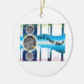 Ya zal me de Equalizer-golven voelen Keramisch Ornament (Links)