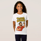 Yaaaah Buddy Power Burst T-shirt (Voorkant volledig)