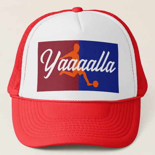 Yaaalla Soccer Trucker Hat Pet (Voorkant)