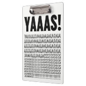 Yaaas Typography Custom Background Color Klembord (Links)