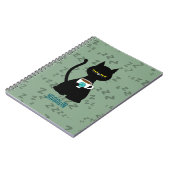 YAAAWN slaperig kat notitieboek (Linkerzijde)