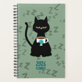 YAAAWN Sleepy Cat 2026 Planner (Voorkant)