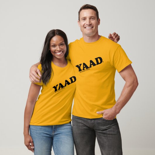 Yaad' Jamaican Patois Black Letters T-shirt (Unisex)