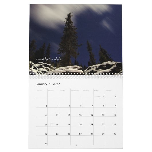 Yaak Country Agenda Kalender (Jan 2027)