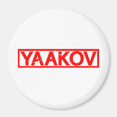 Yaakov Stamp Magneet (Voorkant)