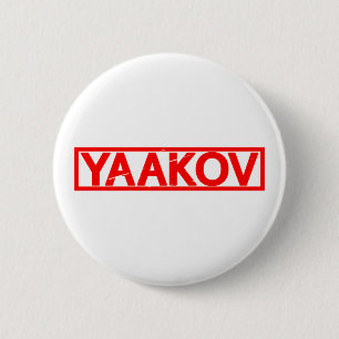 Yaakov Stamp Ronde Button 5,7 Cm