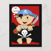 Yaar! Een jongen! Briefkaart (Voorkant)