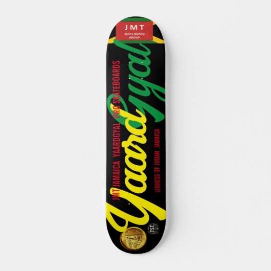 YAARD GYAL JMT JAMAICA 7 3/4-inch skateboard Deck (Voorkant)