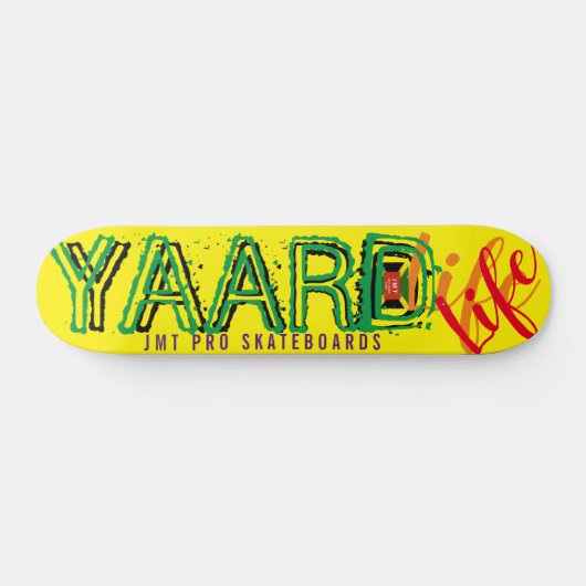 YAARD Life JMT Skateboard, 7 ¾" Deck Persoonlijk Skateboard (Horizontaal)