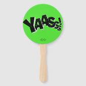 Yaas en Neen | Funny Vrijgezellenfeest Party Prop Handwaaier (Voorkant)
