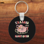 Yaas Sleigh Queen Sleigh Girl Matching Christmas P Sleutelhanger (Voorkant)