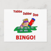 Yabba Dabber Doo - BINGO Briefkaart (Voorkant)