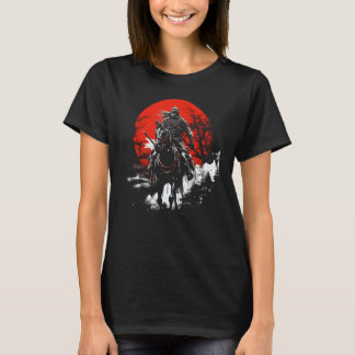Yabusame Horseback Archery Japanese Art Graphic Te T-shirt