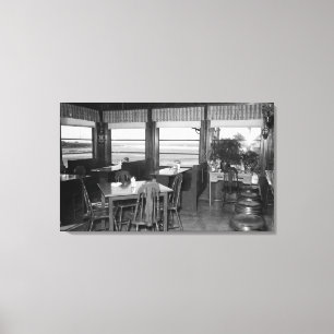 Yachats, Oregon Swigert's Zee Uitzicht in Photogra Canvas Afdruk