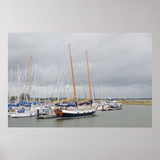 Yacht Barn Owl Poster (Voorkant)