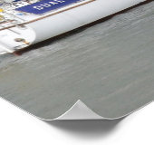 Yacht Barn Owl Poster (Hoek)