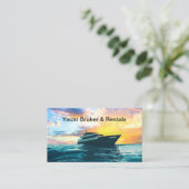 Yacht Broker en Boat Rentals Visitekaartjes (Staand voorkant)