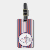 Yacht Club Bagagelabel (Voorkant verticaal)