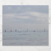 Yacht club bier etiket (Enkel label)