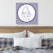 Yacht Club Canvas Afdruk (Insitu (Slaapkamer))
