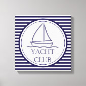 Yacht Club Canvas Afdruk (Voorkant)