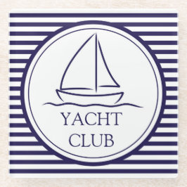 Yacht Club Glazen Onderzetter