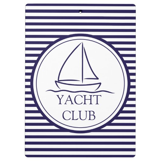 Yacht Club Klembord (Achterkant)