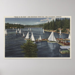 Yacht Club, Sailboot Race Poster