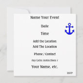 Yacht Club - SRF Kaart (Achterkant)