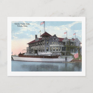 Yacht Club, Toledo, Ohio 1914  Briefkaart
