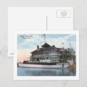 Yacht Club, Toledo, Ohio 1914 Vintage Briefkaart (Voorkant / Achterkant)