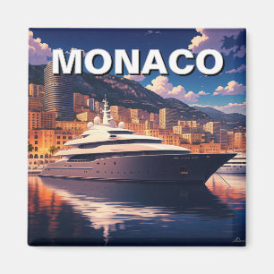Yacht in Monaco Monte Carlo Europa Reizen Magneet