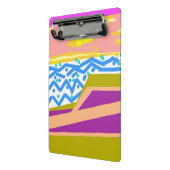Yacht op roze mini klembord (Angled2)