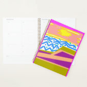 Yacht op roze planner (Display)