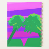Yacht op roze planner (Achterkant)