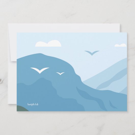 Yacht Party Kaart (Achterkant)