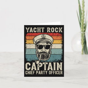 Yacht Rock Captain Pontoon Boat Party Zeilboot Kaart